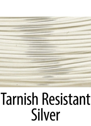 Artistic Wire, 20 Gauge Silver Plated Tarnish Resistant Colored Copper Craft Jewelry Wrapping Wire, Tarnish Resistant Silver, 6 yd