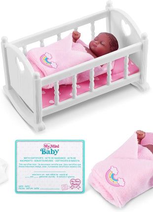 5 Surprise My Mini Baby Series 1 (2 Pack) by ZURU, Collectible Mystery Capsule, Toy for Girls, Realistic Miniature Baby, Playset and Accessories