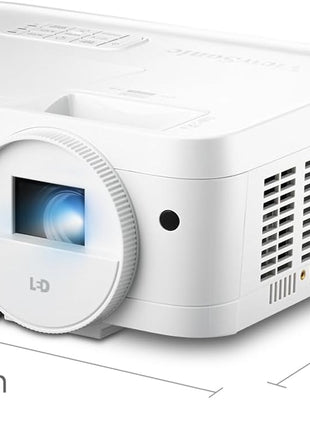 Viewsonic LS510WH-2 3000 Lumens WXGA Laser Projector with Wide Color Gamut and 360-Degree Orientation for Business and Education