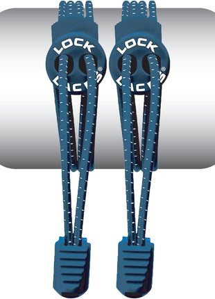LOCK LACES (Elastic Shoelace and Fastening System) (Black)