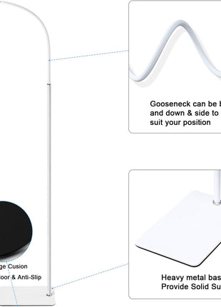 AISVAN Adjustable Height Baby Monitor Floor Stand Holder for Hellobaby HB6560/HB6550 HB65/HB66/HB248 Baby Monitor and Also Compatible with The Nanit Pro Smart Monitor & Flex Stand