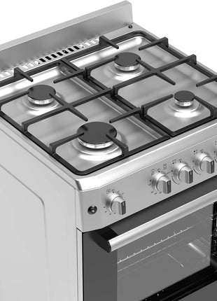 PremiumLevella 24" Gas Range with 4 Burners and 2.7 Cu. Ft. Oven Capacity (Black)
