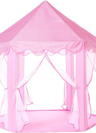 Princess Tent Girls Large Playhouse Kids Castle Play Tent with Star Lights Toy for Children Indoor and Outdoor Games, 55'' x 53'' (DxH)