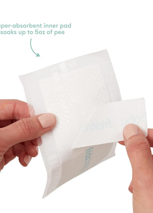 Frida Baby Poo + Pee Potty Liners, Leak-Proof, Super-Absorbent Liners Potty Bags, Fits Most Potty Chairs for Easy Cleanup, 30 Count