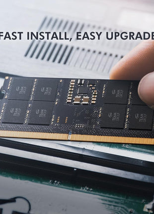 TEAMGROUP Elite SODIMM DDR5 32GB 5600Mhz (PC5-44800) CL46 Non-ECC Unbuffered 1.1V 262 Pin Laptop Memory Module Ram - TED532G5600C46A-S01