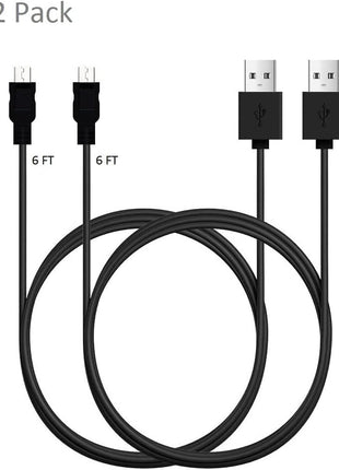MYFON Micro USB Cable, 2 Pack [6FT, 6FT], Fast Charging Cable, High Speed Android Charging Cable, Android Phone Cable for Samsung Galaxy S7 Edge S6 S5 and More, Trustable