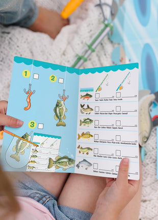 Melissa & Doug Let's Explore Fishing Play Set – 21 Pieces Toy Fishing Set for Toddlers and Kids, Pretend Play Toy, Learning Toys for Kids Ages 3+ - FSC-Certified - FSC Certified
