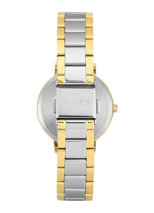 TIMEX Silver Round Dial Analog Women's Watch - TWEL15828