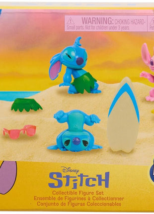 Disney Stitch Just Play Collectible Figure Set with Accessories | 11-pieces, 2-inch Figurines, Home Decoration, Kids Toys for Ages 3 Up, Collectible Toys