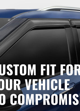 Auto Ventshade [AVS] Outside Mount Rain Guards For 1988 - 1999 Chevrolet/GMC C/K1500/2500/3500, STANDARD CAB ONLY; 1992 - 1994 Blazer; 1995 - 1999 Tahoe | Window Vent Visors, 2 pcs. - Smoke | 92099
