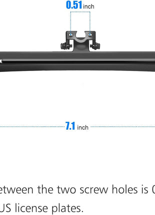 Pixelman Universal Car Rear View Camera License Plate Bracket, Upgraded Full Stainless Steel Backup Camera Mount, Dash Cam Mirror Accessory, Only Installation Holder