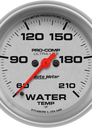 AUTO METER 4469 Ultra-Lite Water Temperature Gauge