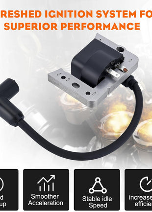 Hipa 34443D Solid State Ignition Coil for Tecumseh 34443 34443A 34443B 34443C LV195EA LEV120 LV195XA 1a138-42-12 1a138-28-7 1a138-52-12