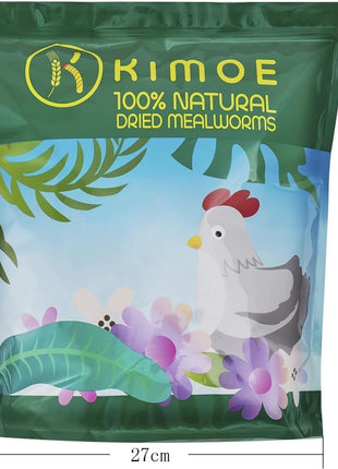 kimoe 5LB 100% Natural Non-GMO Dried mealworms-High-Protein for Birds, Chicken茂录聦Ducks