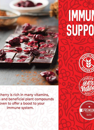 Herbaila Dried Cherries Tart Cherry, Montmorency Tart Cherries, Dried Sour Cherries Fresh, Montmorency Dried Tart Cherries, Dried Cherries, All-Natural Whole Sour Cherry (1lb)