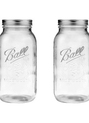 Ball 64 ounce Jar, Wide Mouth, Set of 2