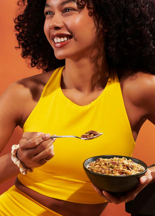 NuTrail Nut Granola Cereal, Honey Nut, No Sugar Added, Keto, Low Carb, Gluten Free, Grain Free, Healthy Breakfast 8 oz. 1 Count