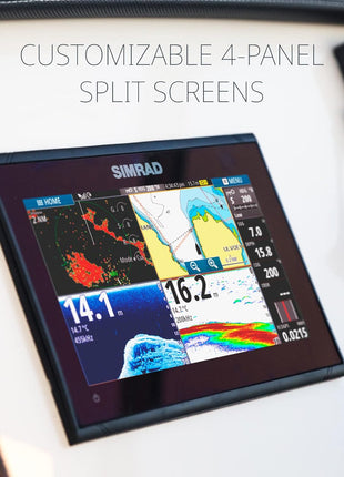 Simrad GO9 XSE 9’’ Multifunctional Display with 83/200 Transom Mount Transducer and C-MAP Discover Charts