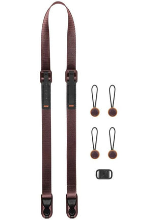 Peak Design Leash Camera Strap - Configurable as a Sling, Neck, Shoulder Strap or Safety Tether, Adjustable, Compact