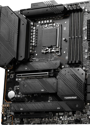 MSI MAG Z790 Tomahawk WiFi Gaming Motherboard (Supports 12th/13th/14th Gen Intel Processors, LGA 1700, DDR5, PCIe 5.0, M.2, 2.5Gbps LAN, USB 3.2 Gen2, HDMI/DP, Wi-Fi 6E, Bluetooth 5.3, ATX)