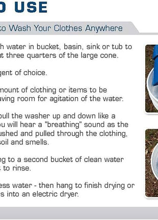 Mobile Washer Portable Clothes Agitator