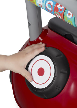 Radio Flyer Busy Buggy, Toddler Ride On Toys, for Toddlers 1-3 | 3-in-1 Push Walker Ride On Car with 17 Sensory Activities, Anti-Tip Feature, Horn and Gears, 42 lb Capacity
