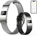Smart Bracelet, Subscription-Free 24/7 Health Tracking, Heart Rate, SpO2, HRV & Sleep Tracker with IPX8 Waterproof, Wearable Activity & Fitness Tracker, 7-Day Battery, 2 Bands
