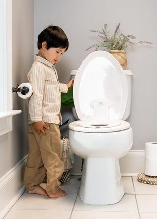 Ingenuity: ity by Ingenuity Flip & Sit Potty Seat (White) – Easy to Set Up & Remove Potty Training Seat That Attaches to Adult Toilet Seat