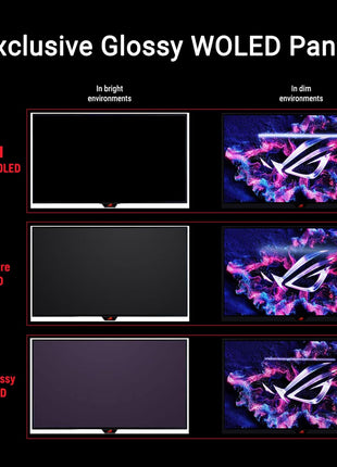 ASUS ROG XG27AQDMG 27 Inch 1440p 240Hz Glossy OLED Gaming Monitor | Custom Heatsink, Anti-Flicker, Uniform Brightness, 0.03ms, G-SYNC Compatible, 99% DCI-P3, for PS5 and Xbox