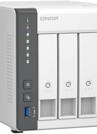 QNAP TS-433-4G-US 4 Bay NAS with Quad-core Processor, 4 GB DDR4 RAM and 2.5GbE Network (Diskless)