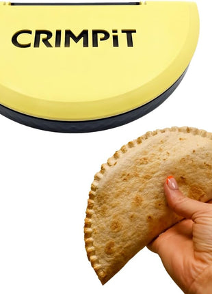 CRIMPiT Large Tortilla Sealer - For 10-12" Flour Tortillas | Make Sealed Tacos, Quesadillas, Burritos & More | Mess-Free Meals in Seconds | BPA-Free, Dishwasher Safe | Made in UK & USA