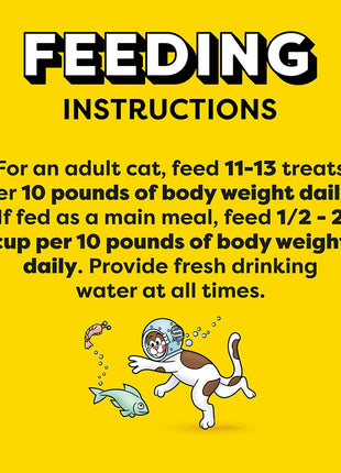 Temptations Cat Treats, Classic Crunchy and Soft Cat Treats, Seafood Medley Flavor, 30 oz. Tub