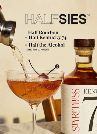SPIRITLESS Kentucky 74 Non-Alcoholic Bourbon Whiskey, 700ml Bottle | Beautifully Distilled, Non-Alcoholic Spirit for Bourbon Cocktails