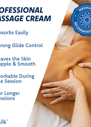 Professional Massage Cream, 5 Gallon - Smooth & Silky Massage Creme for Massage Therapy - Calendula & Jojoba Oils - Long Lasting Glide - Washes Clean from Linens - Spa & Therapist Supplies