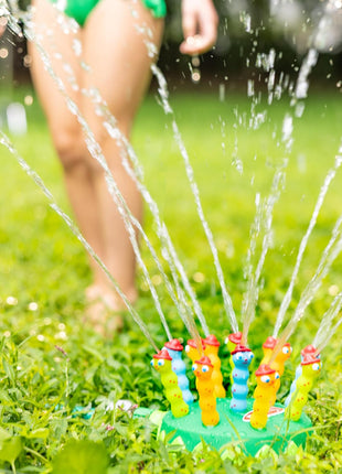 Melissa & Doug Sunny Patch Splash Patrol Sprinkler Toy With Hose Attachment