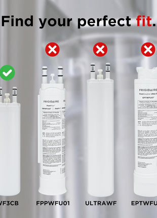 Frigidaire WF3CB Puresource3 Refrigerator Water Filter, White, 1 Count (Pack of 1)