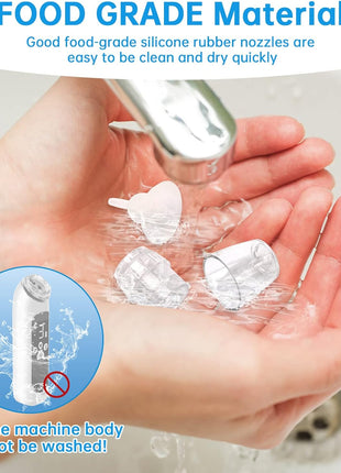 Nasal Aspirator for Baby, Electric Nose Aspirator for Toddler, Nose Sucker with Powerful Suction, Auto Nose Cleaner with 3 Silicone Tips, Adjustable Suction Level, Music and Light Soothing Function