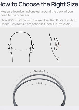SHOKZ New OpenRun Pro 2- Bone Conduction Headphones, Open-Ear Bluetooth Wireless Sport Earphones for Running, Workouts - Sweat Resistant, Secure Comfortable Fit -Deep Bass, Smart Mic, Reflective Strip