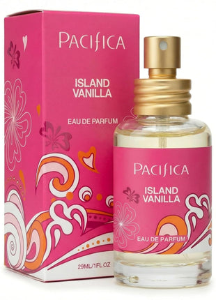 Pacifica Island Vanilla Perfume – Clean Vanilla Fragrance for Women - Warm Tropical Aroma - Long-Lasting Clean Beauty Non Toxic Scent, Vegan & Cruelty-Free, 1 oz Travel-Friendly Spray