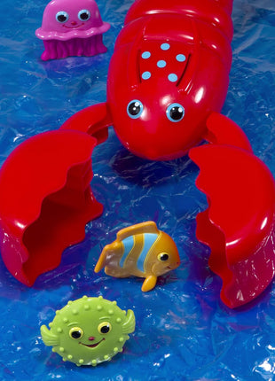 Melissa & Doug Sunny Patch Louie Lobster Claw Catcher - Grab-and-Squeeze Pool Toy