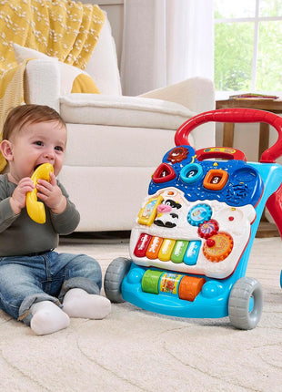 VTech Sit-to-Stand Learning Walker (Frustration Free Packaging), Blue