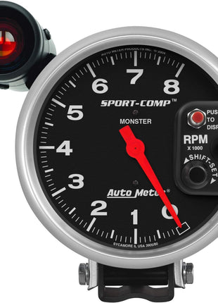 Auto Meter 3905 Sport-Comp Shift-Lite Tachometer,5.000 in.