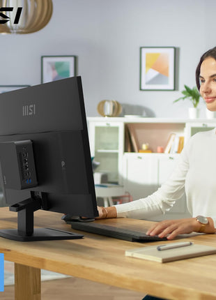 msi PRO MP243L E14 24-inch IPS 1920 x 1080 (FHD) Gaming Office Monitor, 144Hz, Adaptive-Synch, HDR Ready, HDMI, VGA Port,VESA Mountable, Tilt, 4-Side Slim Bezel,1ms, Black