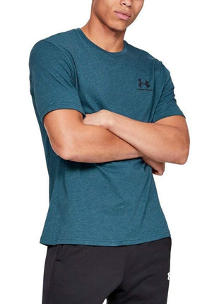 Under Armour Men's UA Sportstyle Left Chest Short Sleeve Shirt LG Black