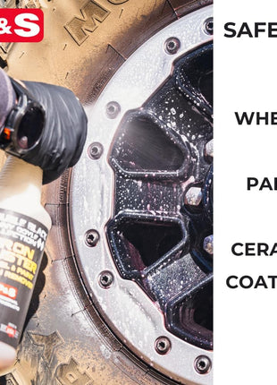 P & S Professional Detail Products Iron Buster Wheel & Paint Decon Remover - pH Balanced, Safe on Alloy, Chrome, Steel & Aluminum Wheels - 16 oz Spray