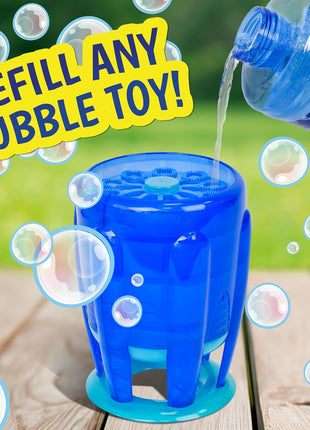 Sunny Days Entertainment Bubble Solution 64 oz - Non-Toxic - 3+ Years | Includes Wand, Easy Grip Bottle, For Machines And Wands, 11 in Tall, 4.2 lb, Ages 36 Months Up, Holiday Theme