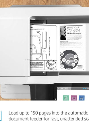 HP LaserJet Enterprise Flow MFP M634h Monochrome All-in-One Printer with Built-in Ethernet & 2-Sided Printing (7PS95A)