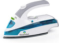 Steamfast SF 710 Mini Steam Iron, Non Stick Sole Plate, Foldable Handle, 45 Second Heat Up Time, Cord Storage, Portable, 6 Foot Power Cord, Chemical Free Steam Power, White