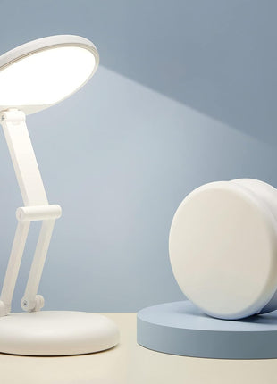 One Fire Cordless Desk Lamp,Dimmable Small Battery Powered Lights,3600mAh Rechargeable Wireless Table Lamp,Mini Lamp&Portable Light for Bed,Book Reading,Home for Small Spaces,Nail Light,Craft,Office