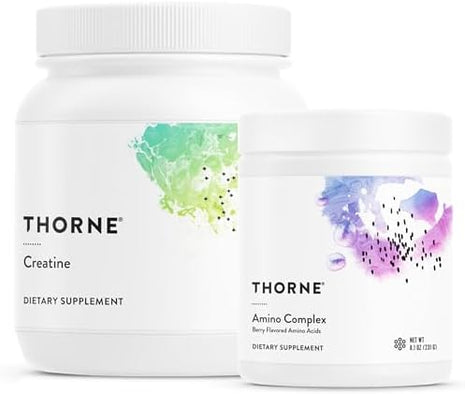 THORNE - Performance Power Duo - Amino Complex + Creatine Combo for Energy, Lean Muscle, and Endurance - NSF Certified for Sport - 30 to 90 Servings
